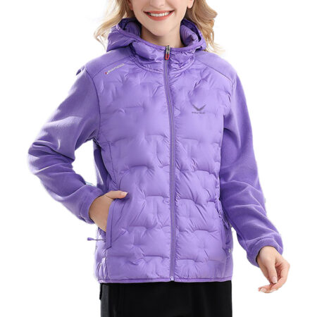 کاپشن ورزشی تک پوش پَر زنانه اسنوهاک SNOW HAWK کد 410006