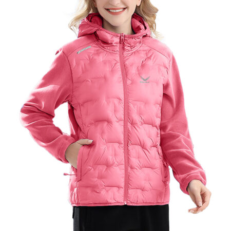 کاپشن ورزشی تک پوش پَر زنانه اسنوهاک SNOW HAWK کد 410007