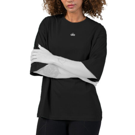 تيشرت ورزشی لانگ زنانه مدل الويوگا AloYoga کد 401544