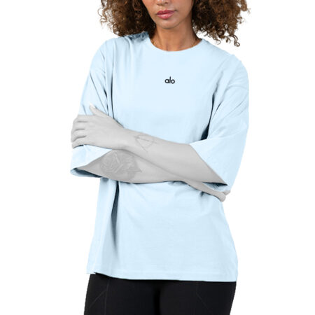 تيشرت ورزشی لانگ زنانه مدل الويوگا AloYoga کد 401546