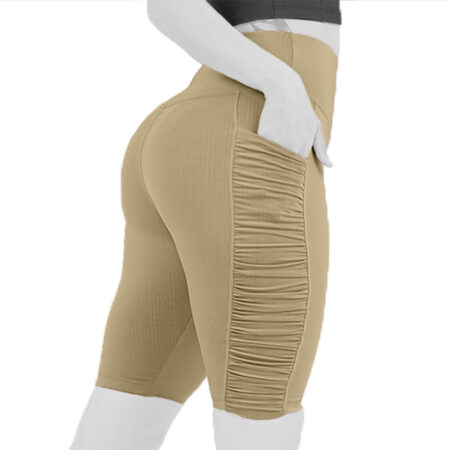 بایکر ورزشی زنانه مدل بغل چین دار کد 403276