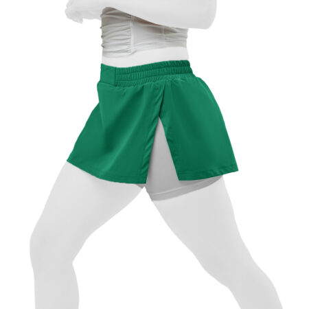 دامن ورزشی زنانه کشاله دار مدل چاکدار کد 403278