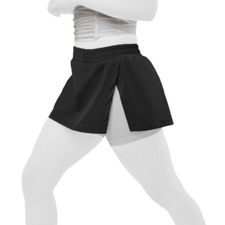 دامن ورزشی زنانه کشاله دار مدل چاکدار کد 403280