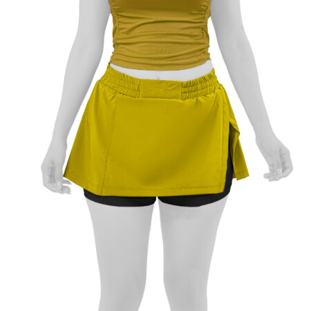 دامن ورزشی زنانه کشاله دار مدل چاکدار کد 403282