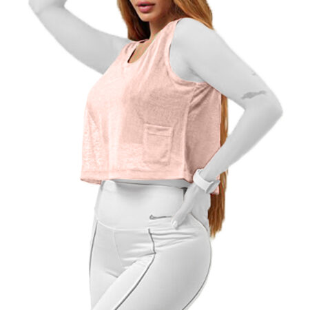 تاپ ورزشی زنانه مدل حلقه ای کد 404319