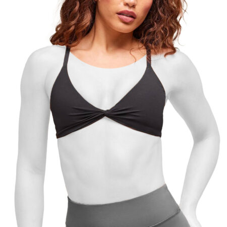 نيم تنه ورزشی جيم شارک gymshark مدل گره ای کد 405476