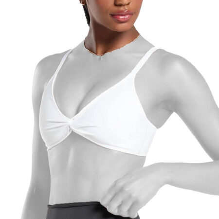 نيم تنه ورزشی جيم شارک gymshark مدل گره ای کد 405477