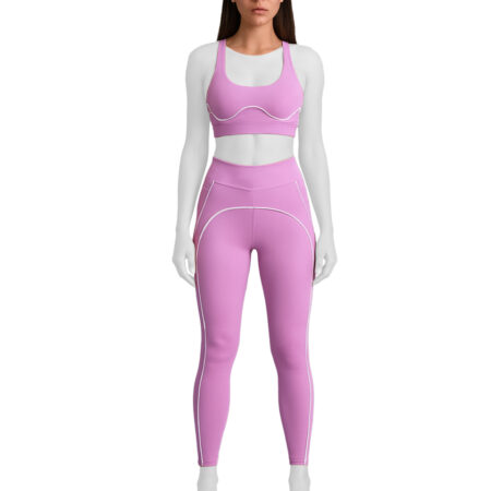 ست لگ و نیم تنه ورزشی زنانه اسپرت فلامنت مدل الو یوگا alo yoga کد 406190