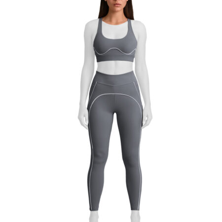 ست لگ و نیم تنه ورزشی زنانه اسپرت فلامنت مدل الو یوگا alo yoga کد 406194