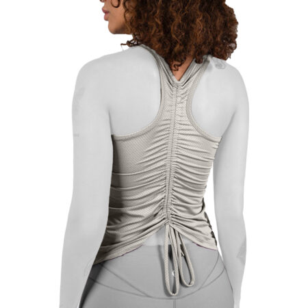 تاپ ورزشی زنانه تنفسی مدل پشت گت دار هلالی کد 404346