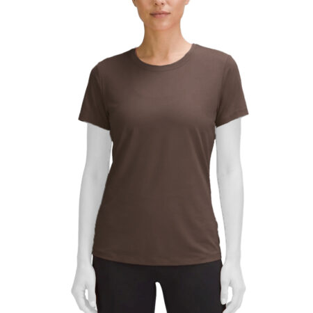 تيشرت ورزشی زنانه مدل لولولمون Lululemon ساده و بیسیک کد 401639
